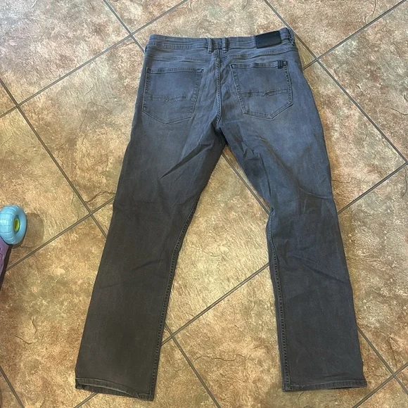 Buffalo Straight Stretch Grey Jeans - Picture 3 of 5